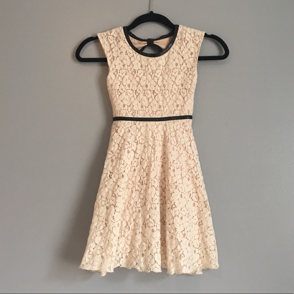 Speechless Other - Speechless Cream Lace Girls Dress
